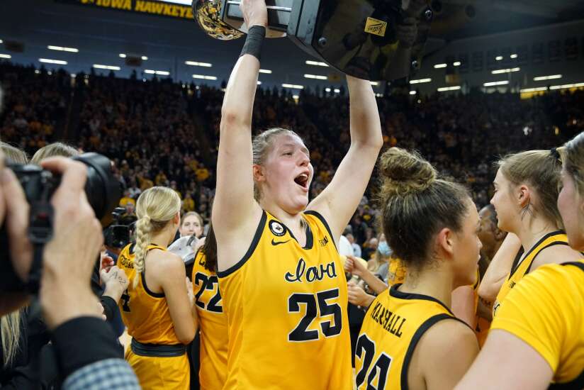 Iowa women’s basketball will be nationally televised 10 times in 2022-23