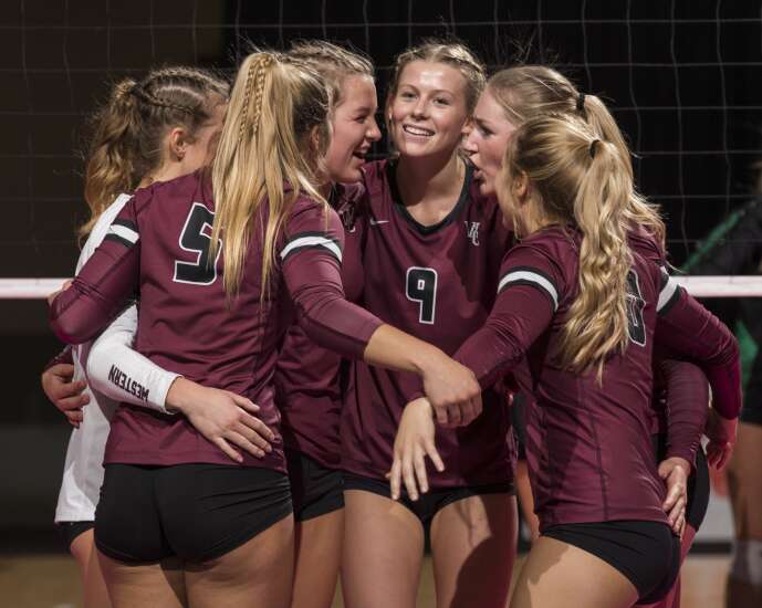 Western Christian shows resiliency again in state volleyball semifinal win over Osage