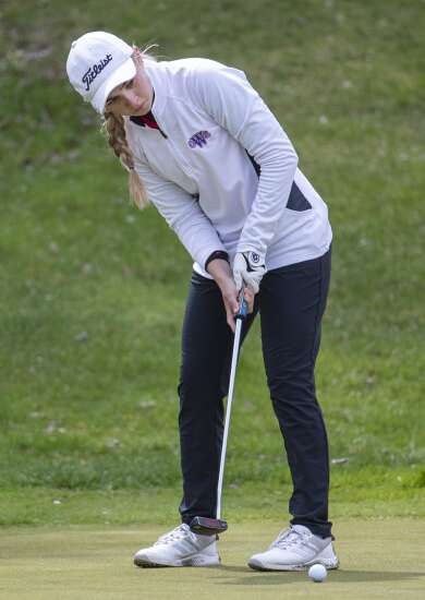 Cedar Rapids Washington freshman Jane Petersen wins MVC girls’ golf Super Meet