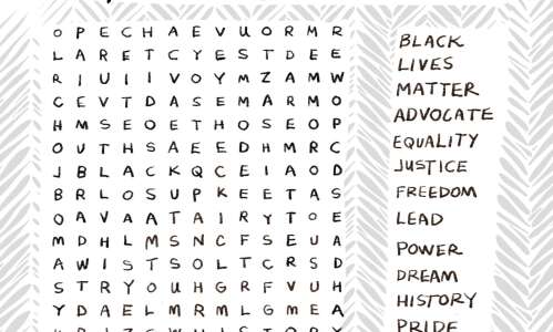 Find every word in this Black History Month word search