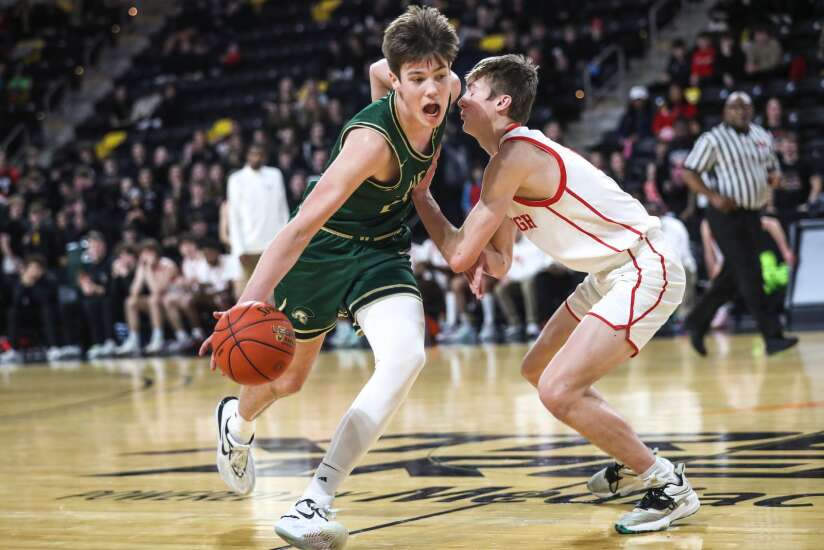 Photos: Iowa City High vs. Iowa City West boys’ basketball at Xtream Arena