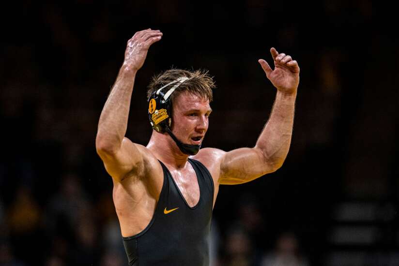 Iowa wrestler Max Murin is getting results with a new approach after NCAA disappointment