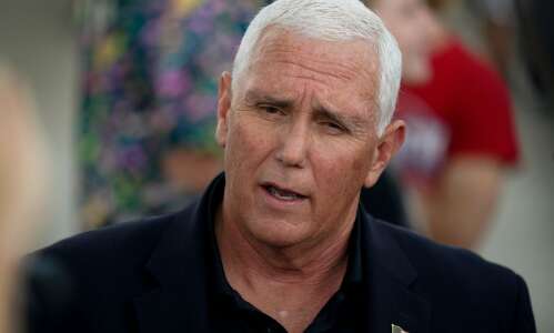 Mike Pence campaigns, takes in Iowa State Fair