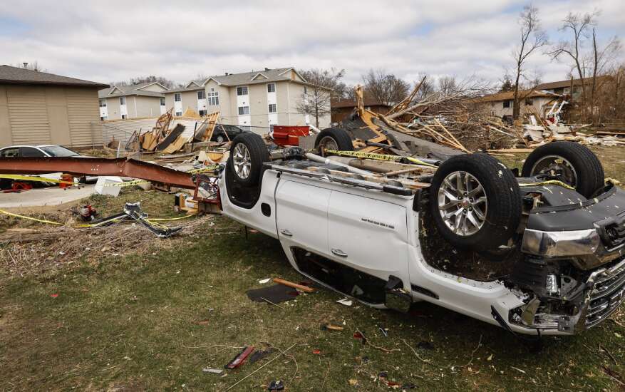 Coralville, Hills continue to recover after Friday’s tornado outbreak