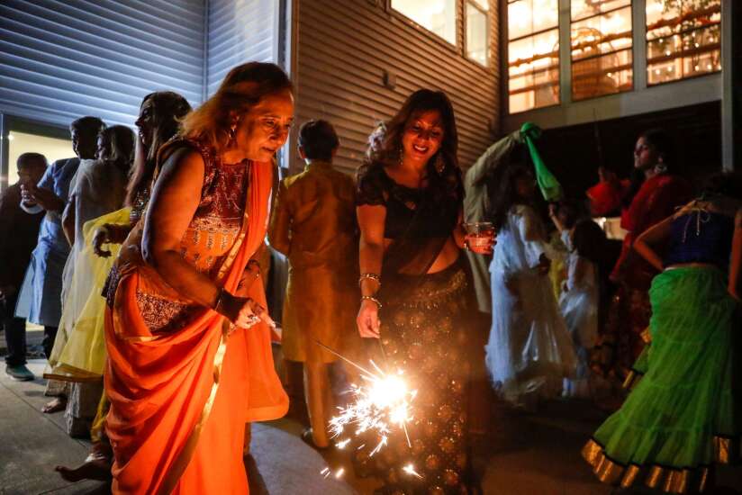 On the darkest days of the lunar month, Indian Americans celebrate the triumph of light with Diwali