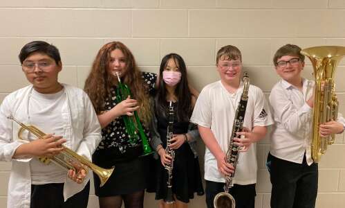 WMS plays in April honor bands