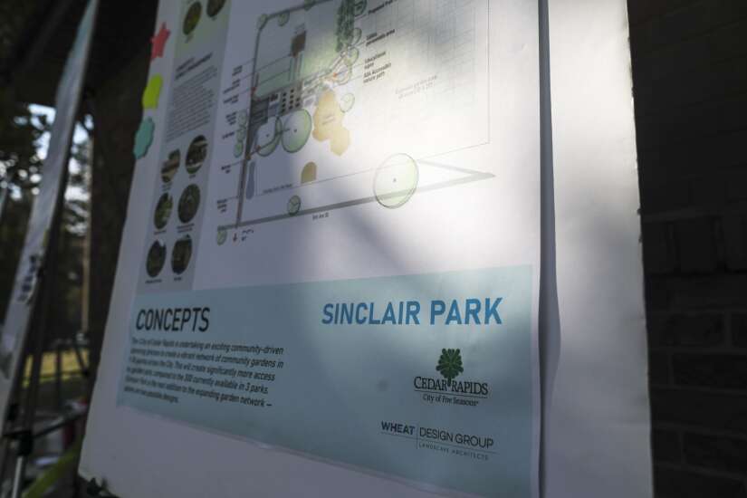 Cedar Rapids creating community garden at Sinclair Park, promoting access to healthy foods 
