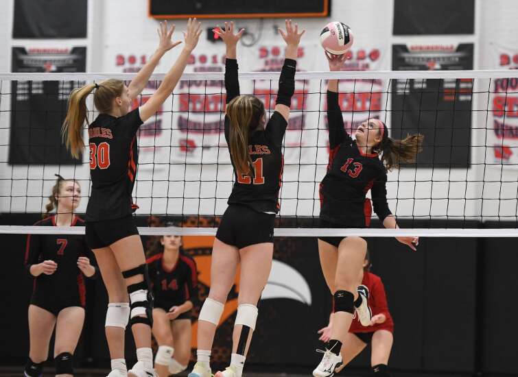 Photos: Central City vs. Springville in Class 1A Iowa high school volleyball regional semifinals