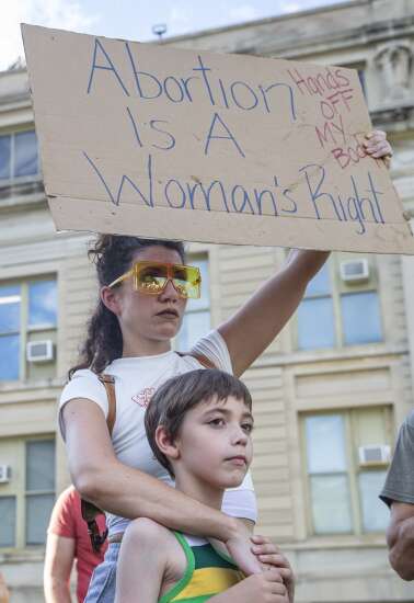 Photos: Protestors rally against Roe reversal in Iowa City
