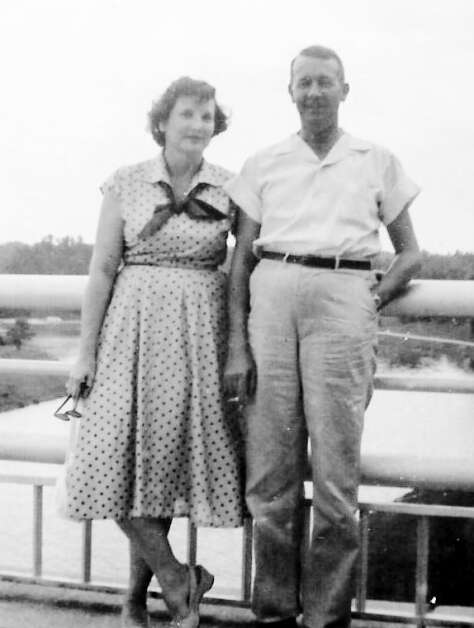 Fred and Betty Coste in August of 1956. Fred Coste was killed Oct. 15, 1959 while working as the manager of the Family Finance Corporation in Cedar Rapids. (Supplied photo)