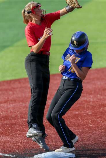 Photos: Marion vs. Benton Community, Iowa high school softball