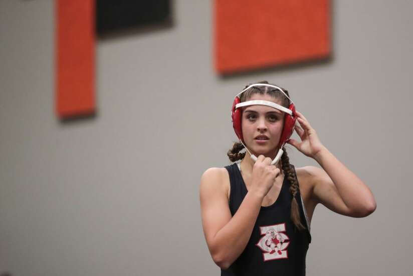 City High’s Claire Brown enjoyed first season on the mat
