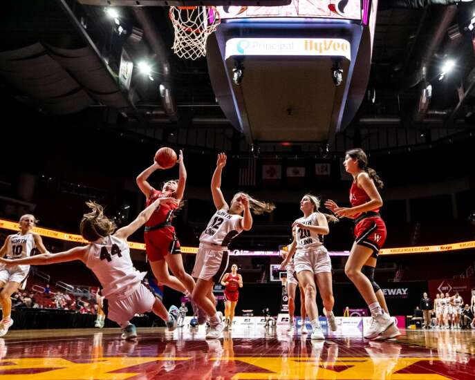 Photos: North Linn vs. Winfield-Mount Union in 2023 Iowa Class 1A girls’ state basketball quarterfinals