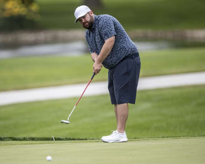 CBS’ Colt Knost brings levity, makes “news” at Zach Johnson Foundation Classic