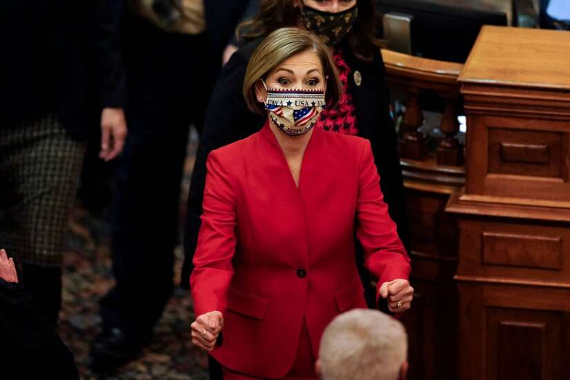Iowa Gov. Reynolds prohibits K-12 schools, cities and counties from mandating masks