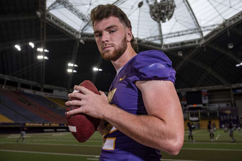 Theo Day’s breakout season is among the best in UNI football history