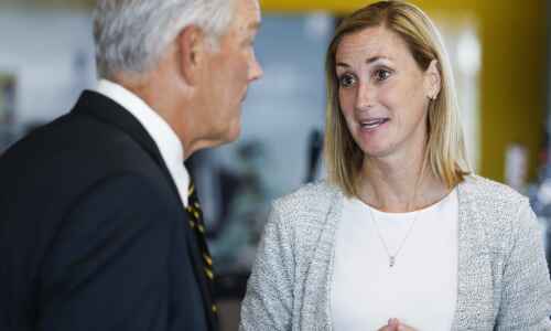 As Iowa’s OC search continues, Beth Goetz feels ‘really good’ about process