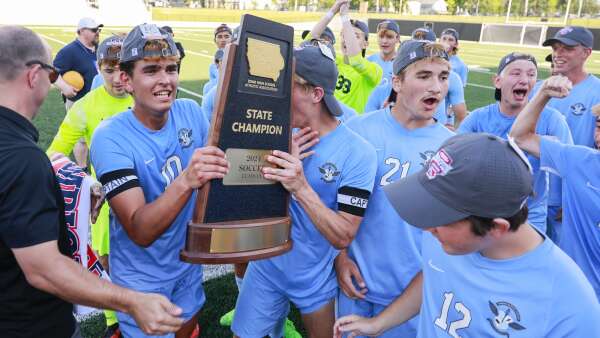 North Fayette Valley wins first boys’ state soccer championship