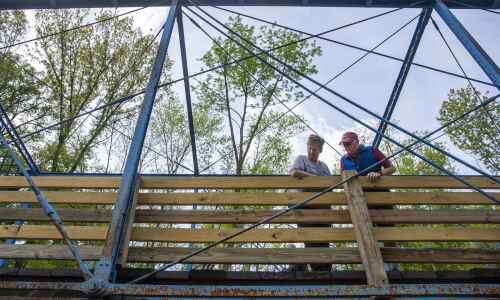 Historic ‘Blue Bridge’ opens at Indian Creek Nature Center