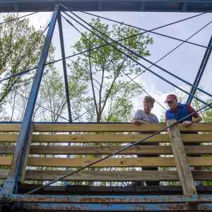 Historic ‘Blue Bridge’ opens at Indian Creek Nature Center