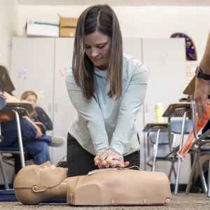 Solon educators get hands-on training as initial emergency responders