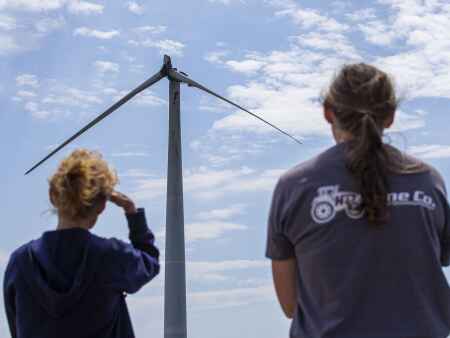 Cleaning up storm-damaged turbines can take months