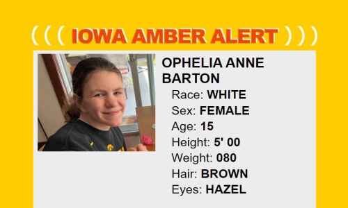 Girl sought by Iowa City police found safe after AMBER Alert
