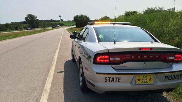Crash kills Iowa road worker on Interstate 80