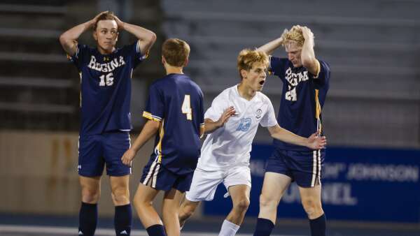 Photos: North Fayette Valley vs. Regina in Class 1A boys’ state soccer semifinals