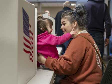 Photos: Voters cast ballots in northeast Cedar Rapids