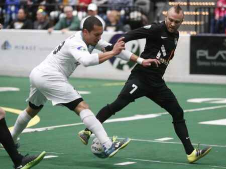 Dazzling debut by goalkeeper Rainer Hauss yields victory for Cedar Rapids Rampage