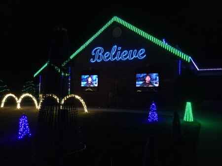 Make the drive to Walker for Blue Creek Christmas lights