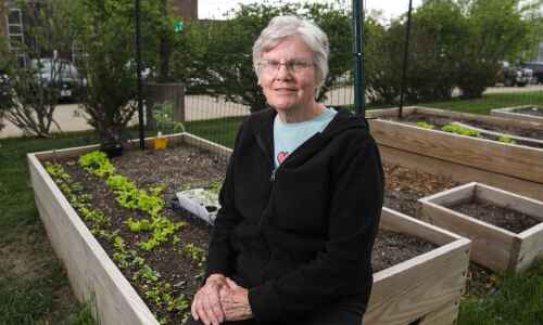 Thanks to volunteer, Marion City Hall garden helps food pantries