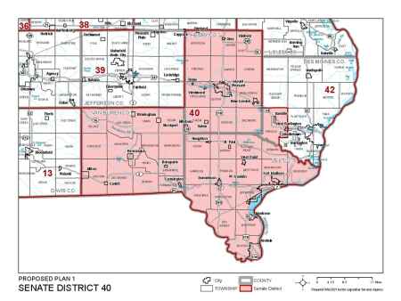 Proposed maps shuffle boundaries of state Senate districts