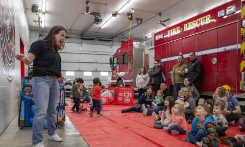 Photos: Story time at the station