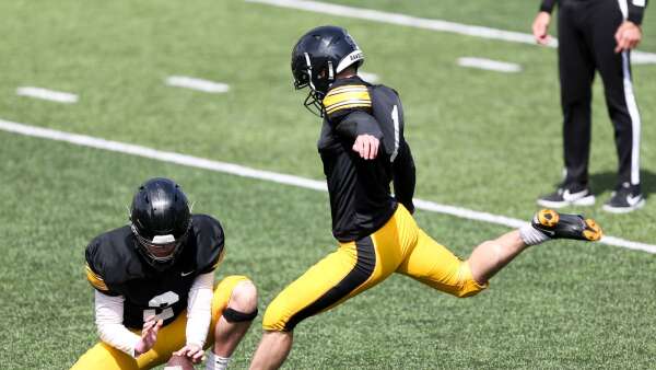 What to watch for during Iowa football Kids Day practice