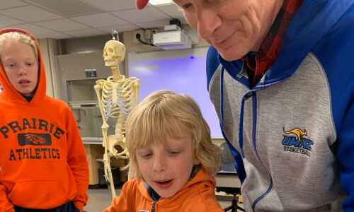 Kids explore STEM at Coe College’s Playground of Science