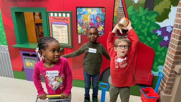 Kindergarten students experience the power of storytelling