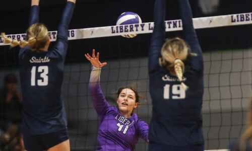 Liberty sweeps its way to the MVC volleyball tournament title