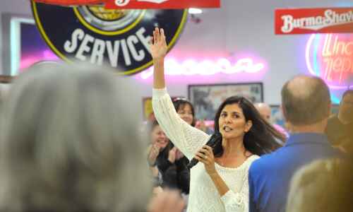In Davenport visit, Nikki Haley: 'The tone at the top matters'
