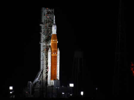 Engine problem leads NASA to scrub launch of moon rocket