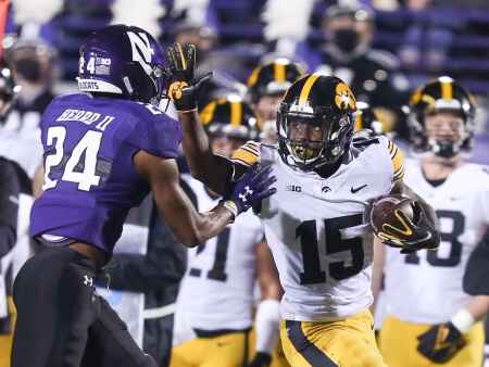 Hawkeyes’ rushing attack confident after resurgence against Northwestern