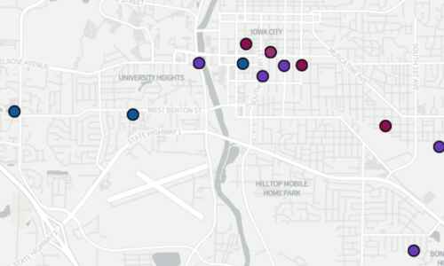MAP: Iowa City shots-fired incidents in 2022