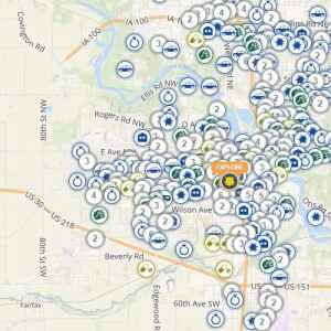 Cedar Rapids crime incident map