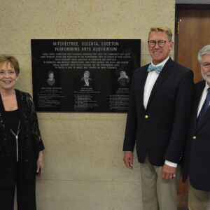 FHS Auditorium renamed in honor of Mitcheltree, Slechta and Edgeton