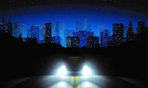 What to do about headlight glare when driving at night