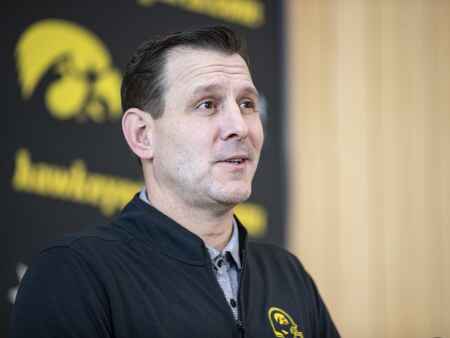 Tim Lester enjoys ‘marathon and a sprint’ of implementing Iowa’s new offense