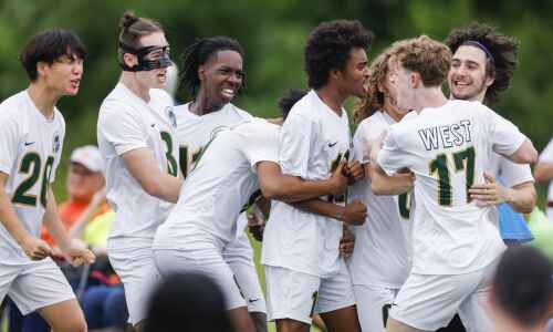 Photos: Iowa City West vs. Dowling in boys’ state soccer semifinals