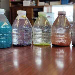 How to make calming glitter jars