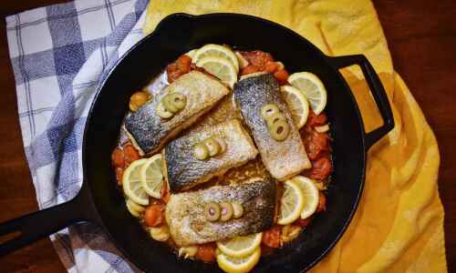 Healthy salmon dish becomes family feast